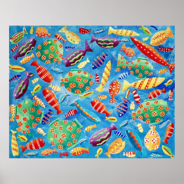 Póster Pez Tropical (Frente)