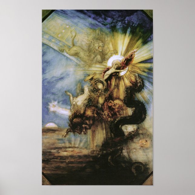 Póster Phaeton, Gustave Moreau (Frente)