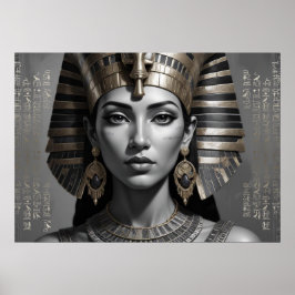 Póster Pharaonic Queen Wall Decor – Timeless Egyptian