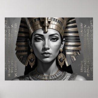 Póster Pharaonic Queen Wall Decor – Timeless Egyptian