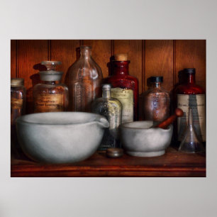 Póster Pharmacist - Medicine for Coughing