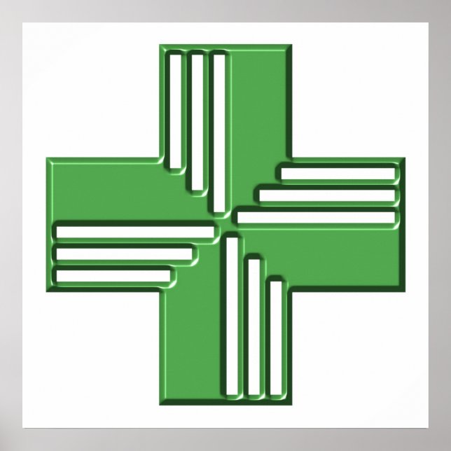 Póster Pharmacy Cross (Frente)