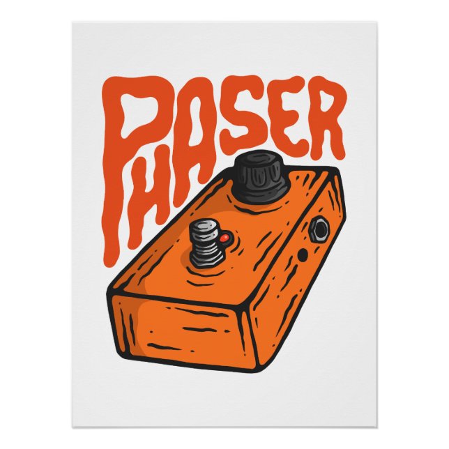 Póster Phaser Pedal (Anverso)
