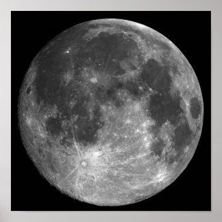 PÓSTER PHASES OF THE MOON, FULL MOON. PHOTO 1 OF 5.