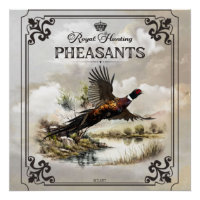 Pheasants, cacería real