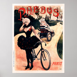 Póster PHEBUS BICICYCLES Francia PAL Jean Paleologu