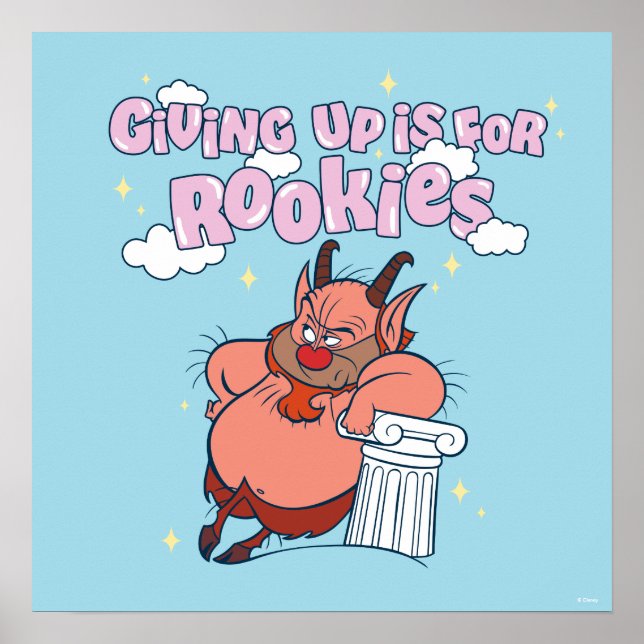 Póster Phil - Giving Up is for Rookies Poster (Frente)