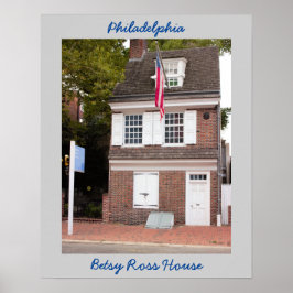 Póster Philadelphia Betsy Ross House Poster