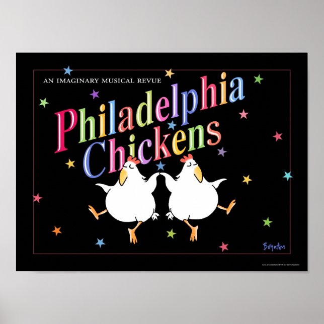 Póster PHILADELPHIA CHICKENS poster de Sandra Boynton (Frente)