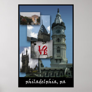 Póster Philadelphia - paisaje urbano