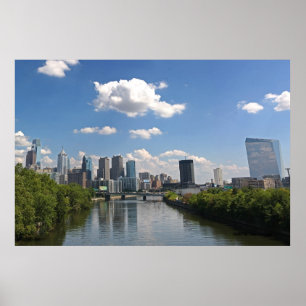 Póster Philadelphia Skyline, Photo By: Joe Dantone