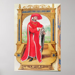 Póster Philip el buen duque de Borgoña