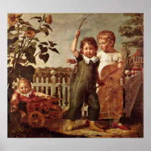 Póster Philipp Otto Runge - los niños de Hulsenbeck