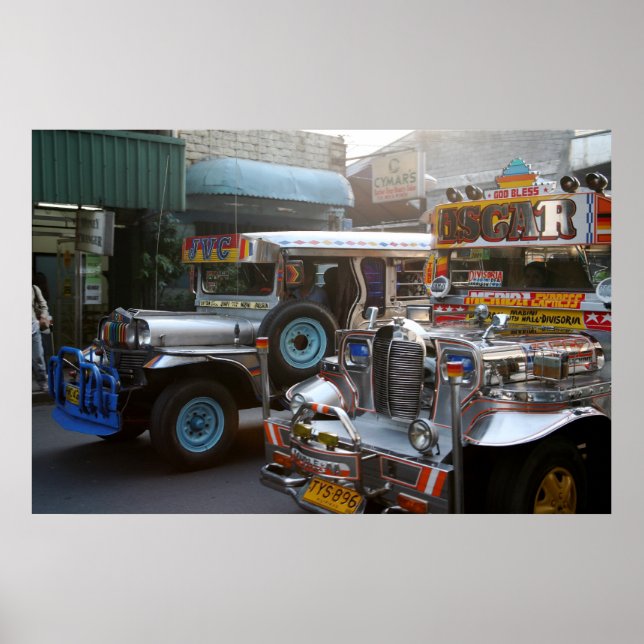 PÓSTER PHILIPPINE JEEPNEY. (Frente)
