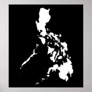 Póster Philippine Map