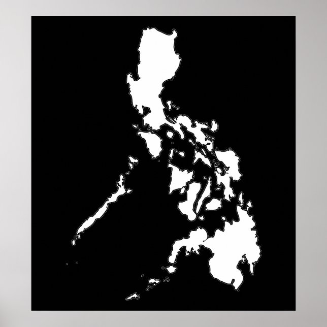 Póster Philippine Map (Frente)