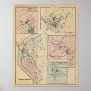 Póster Phillipsburg, NJ