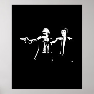 Póster Philo Fiction Karl Marx y Rosa Luxemburg