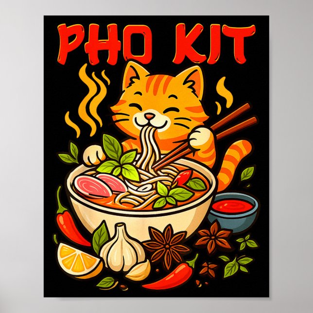 Póster Pho Kit Mariners Cat Funny Meme  (Frente)
