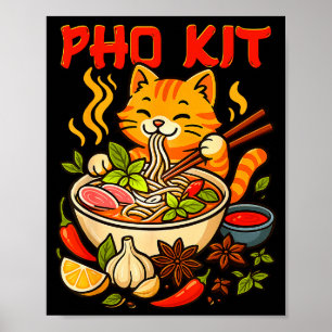 Póster Pho Kit Mariners Gato Meme Divertido