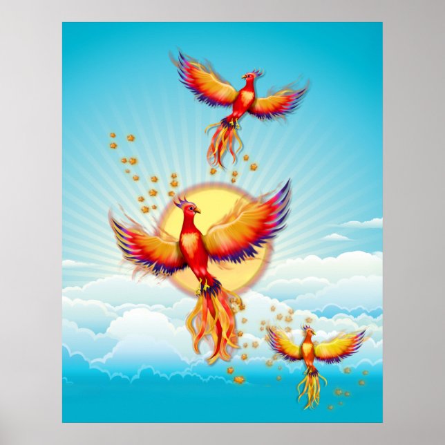Póster Phoenix Bird Rising (Frente)