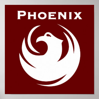 Póster Phoenix city flag