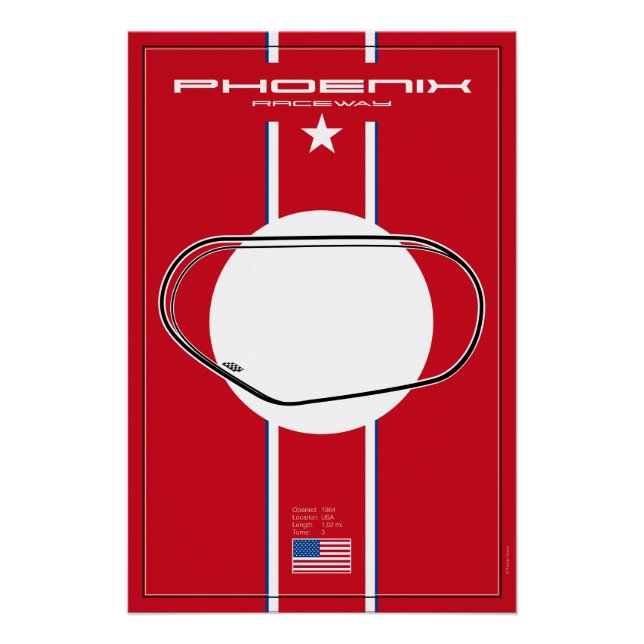 Póster Phoenix Raceway (Anverso)