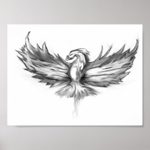 Póster Phoenix Rising - 8 x 6 Poster