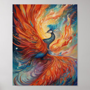Póster Phoenix Rising desde las cenizas