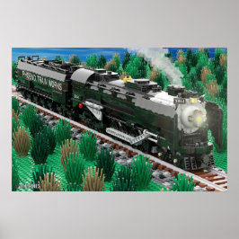 Póster Phoenix Train Works Northern 4-8-4 Poster