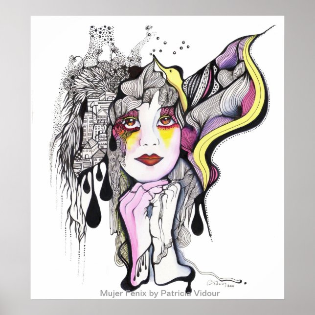 Póster Phoenix Woman (Frente)