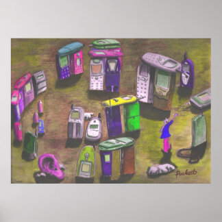 Póster "PhoneHenge"