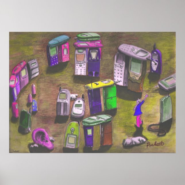 Póster "PhoneHenge" (Frente)