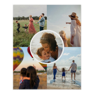 Póster Photo collage for special moments