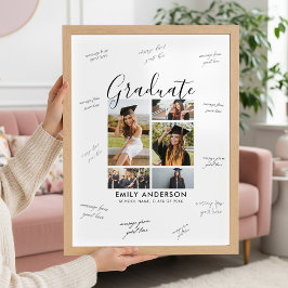 Póster Photo Graduation Guest Signature
