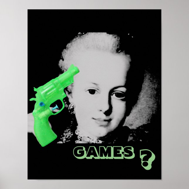 Póster Photoart Kunstfoto Marie Antoinette art photo Foto (Frente)