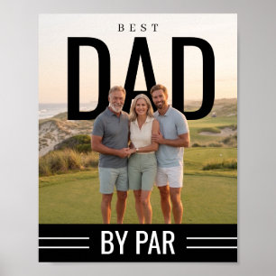 Póster PhotoPop Mejor Papá Por Par Foto Personalizada