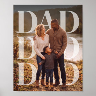 Póster PhotoPop Papá Foto de Familia Personalizada