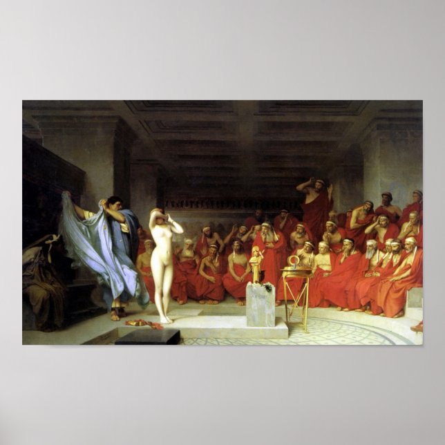 Póster Phryne antes del Areopagus (Frente)