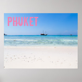Póster Phuket Beach Thailand