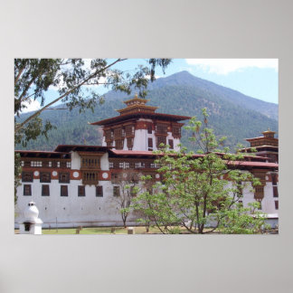 Póster Phunaka Dzong