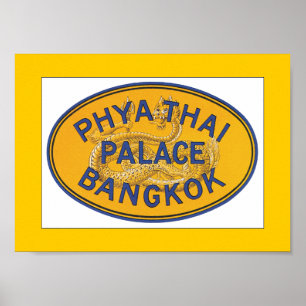 Póster Phya Thai Palace Bangkok (frontera)