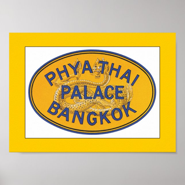 Póster Phya Thai Palace Bangkok (frontera) (Frente)