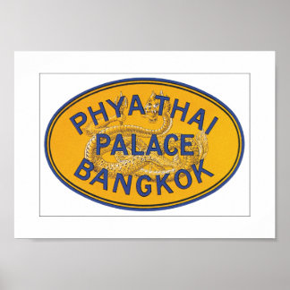 Póster Phya Thai Palace Bangkok (lienzo)