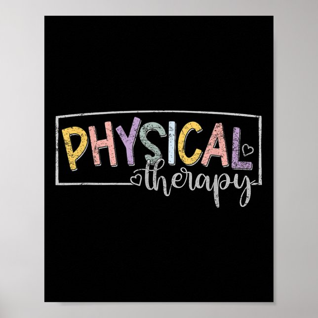 Póster Physical Therapy Funny Physical Therast Pt Therast (Frente)