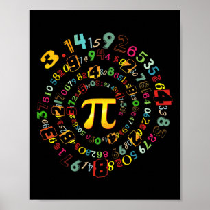 Póster Pi 314 Math Pi Lovers Boy Chica Toddler Mathems
