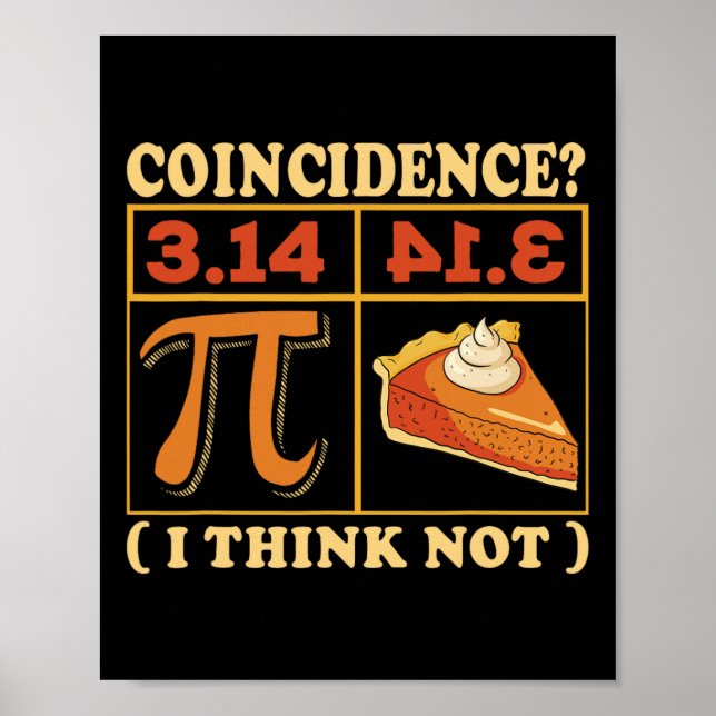 Póster Pi 3.14 Estudiante De Matemáticas Feliz Día Pi (Frente)