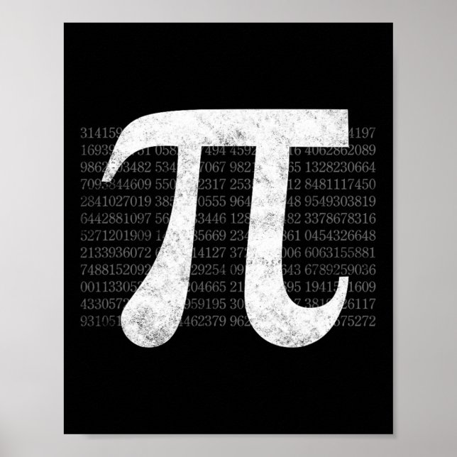 Póster Pi 3.14 Pi Feliz Día De Pi (Frente)