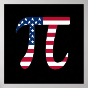 Póster Pi americano
