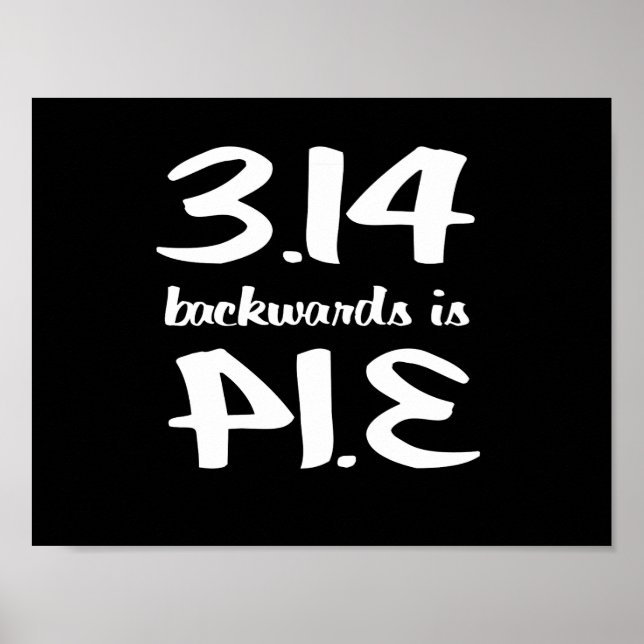 Póster Pi Backes Pie (Frente)